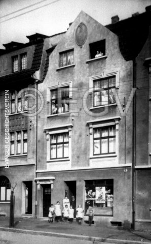 Haus an der Evinger Straße 215 (Schlenkhoff, später Dröge). Um 1912