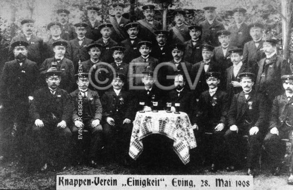 Knappenverein Einigkeit Eving, am 28. Mai 1908