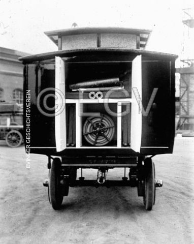 Gerätewagen der freiwillige Feuerwehr Minister Stein, um1926