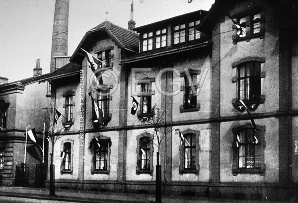 Angestelltenhäuser an der Evinger Straße, um 1936