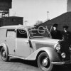 Minister Stein, Krankenwagen mit Fahrer, ca 1950/55