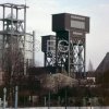 Minister Stein: Blick auf die Schächte 2/4/7 und Gasometer, um 1986