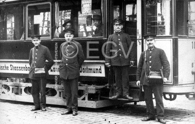 Straßenbahn Landkreis Dortmund, von Brambauer nach Dortmund; um 1914