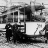Straßenbahn, Immermann-Straße -- Hauptbahnhof, der Städtischen Straßenbahn Dortmund, um 1920