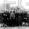 Klasse der Katharinen-Schule mit Lehrerin Frau Engel, 1936