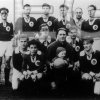Fußballmannschaft Sportverein Eving-Lindenhorst mit Trainer Detmar Cramer, um 1958