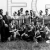 Fußballmannschaft der freiwilligen Feuerwehr Minister Stein/Hardenberg, um 1953